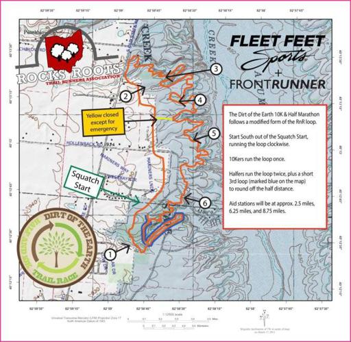 Dirt of the Earth Course Map