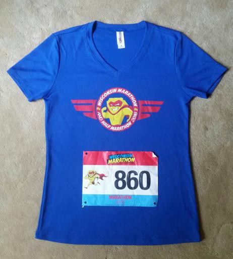 Wisconsin Marathon shirt