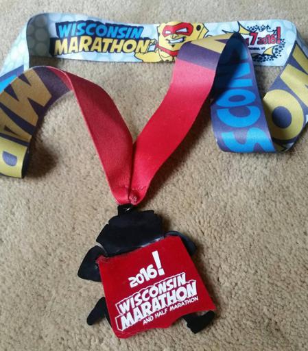 Wisconsin Marathon Medal 2