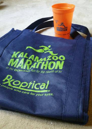 Kalamazoo Marathon Bag and Cup