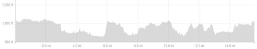 Tie Dye 50k elevation profile