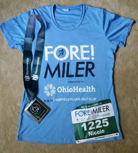 Fore Miler Shirt and Medal