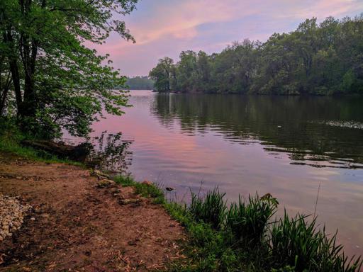 Rock Cut State Park Sunset Spring 2017