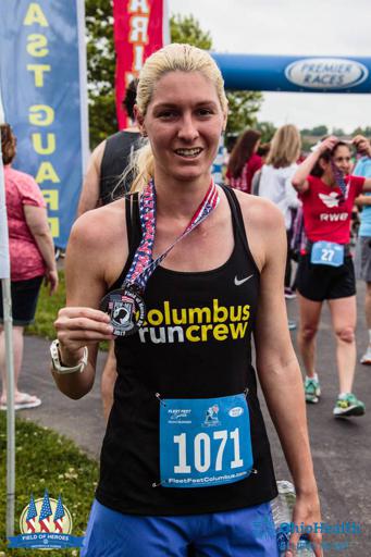 Field of Heroes 5k Finisher Photo Bib #1071 2017