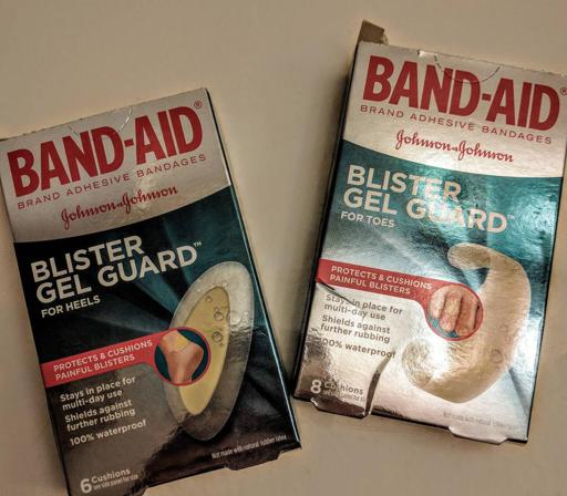 Band-Aid Blister Pads for Ultra Running