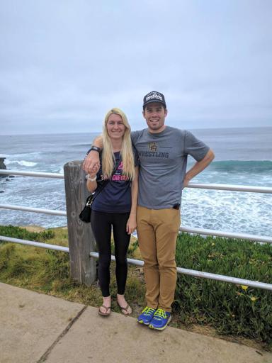 James and I in La Jolla