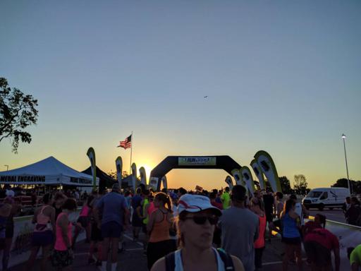 Run and Ride Cedar Point Start Line 2017