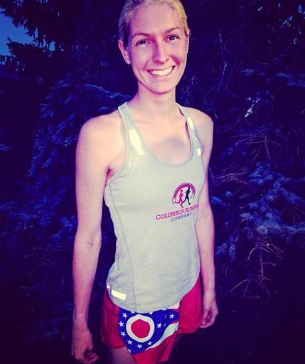 Wearing Brilliant Reflective Stick-On Strips on Running Singlet