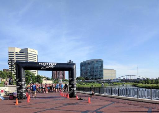 Jaeger 5k Run for Pride Columbus, Ohio 2017 Race Start Line