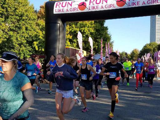 Run Like a Girl Columbus Race Start 2017